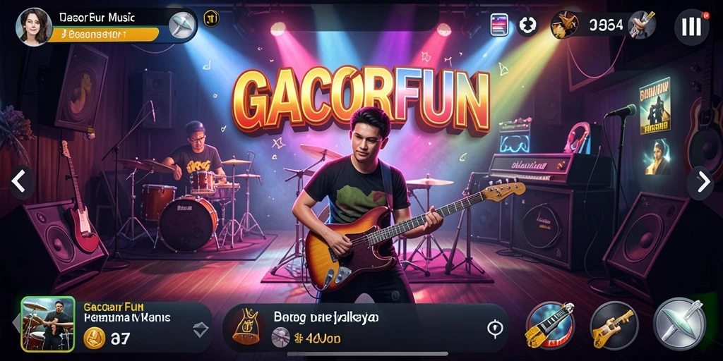 Tampilan gameplay GACORFUN yang seru dan interaktif.