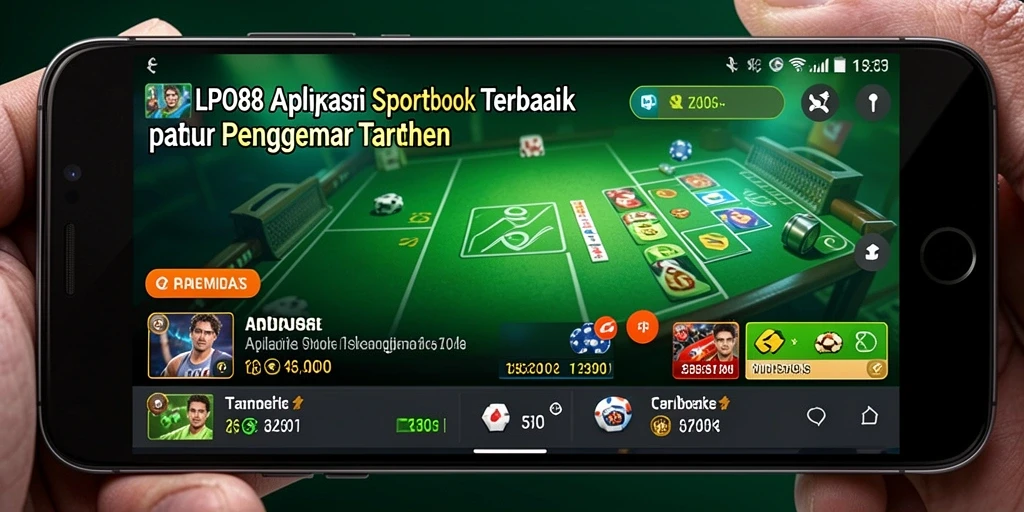Tampilan menarik dari gameplay <strong>LPO88</strong> sebagai aplikasi Sportsbook.