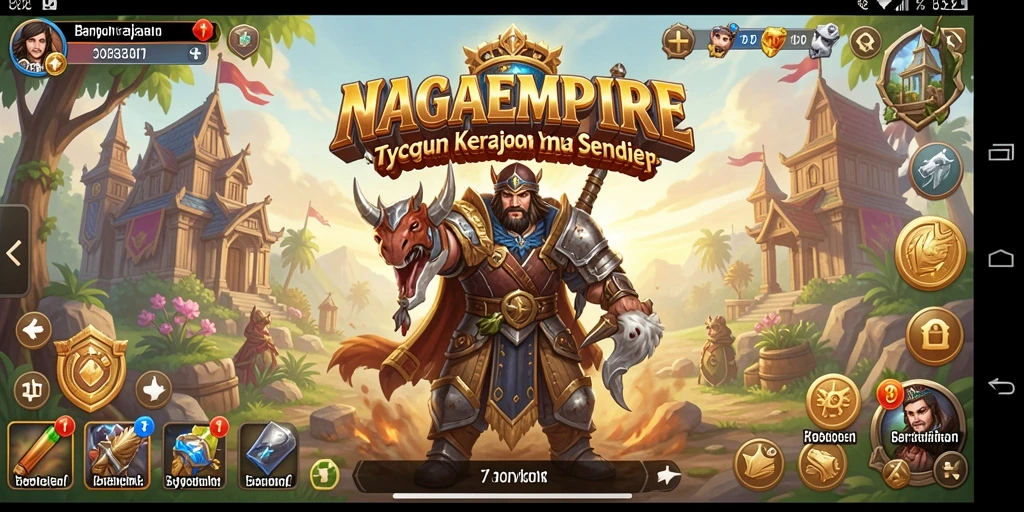 Gameplay NAGAEMPIRE yang menarik dan penuh strategi Tycoon.