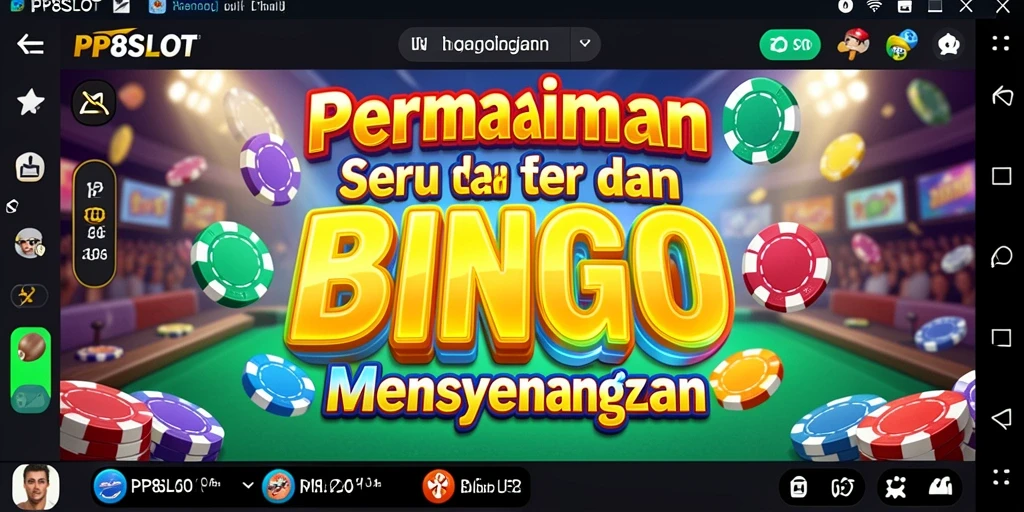 Tampilan menarik dari gameplay Bingo di PP8SLOT yang memukau.