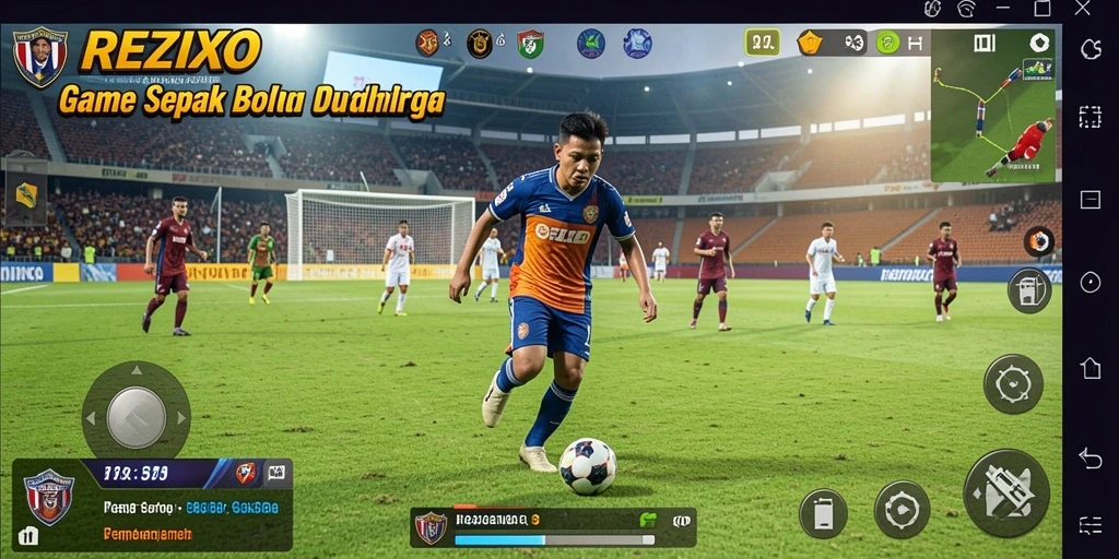 Gameplay menarik di REZIXO dengan grafis yang memukau.